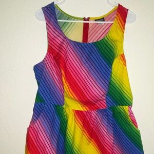 Retrolicious Rainbow Dress